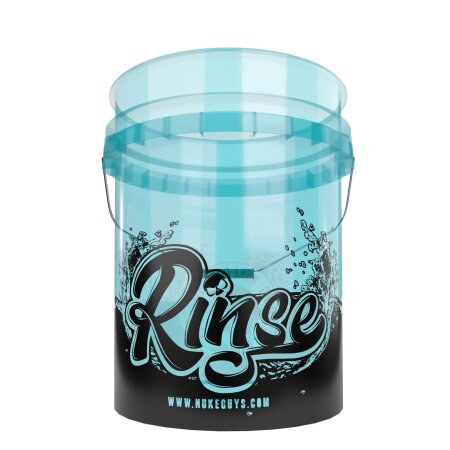 Nuke Guys Wascheimer Transparent 5 GAL Rinse Clear Bucket