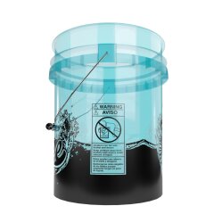 Nuke Guys Wascheimer Transparent 5 GAL Rinse Clear Bucket