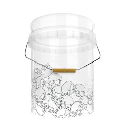 Seau de Lavage Transparent Nuke Guys 5 GAL Skullparade