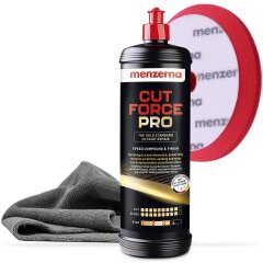 Set de Polissage Menzerna: Cut Force Pro 1000ml + Tampon...