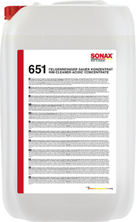 Sonax FelgenReiniger sauer Konzentrat 25L