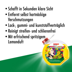 SONAX ScheibenReiniger Konzentrat Lemon Rocks 3 Liter