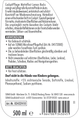 SONAX CockpitCare Matteffect Lemon Rocks 500ml