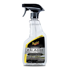 Meguiars Ultimate Glass Cleaner & Water Repellent 473ml + Perfect Clarity Glass Towel 40x40cm Set