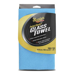 Meguiars Ultimate Glass Cleaner & Water Repellent 473ml + Perfect Clarity Glass Towel 40x40cm Set