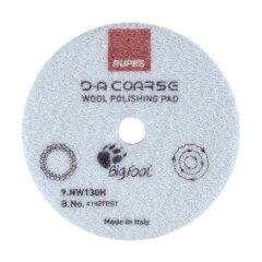 RUPES SET Poliermaschine LHR15 Mark V inkl. 1 Cable Clamp, 2 Pads, 2 Polituren und 2 Mikrofasertüchern