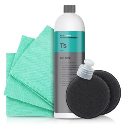 Kunststoffpflege Koch Chemie Top Star 1L + Applikator + Tuch