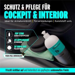 Kunststoffpflege Koch Chemie Top Star 1L + Applikator + Tuch